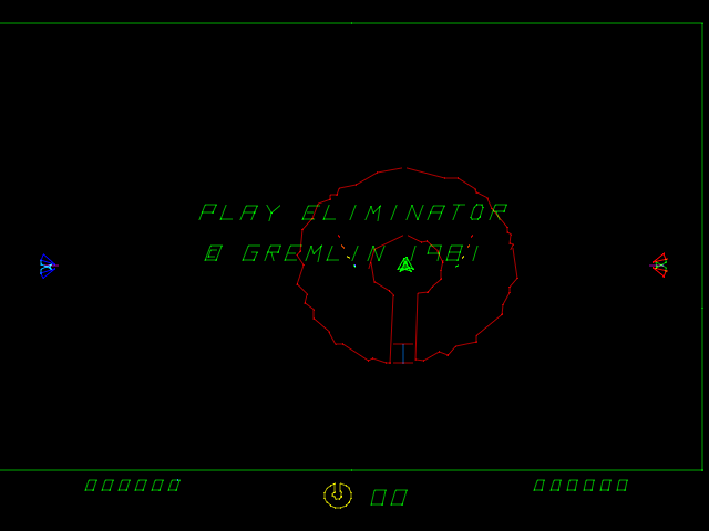 Eliminator (2 Players, set 1) Title Screen